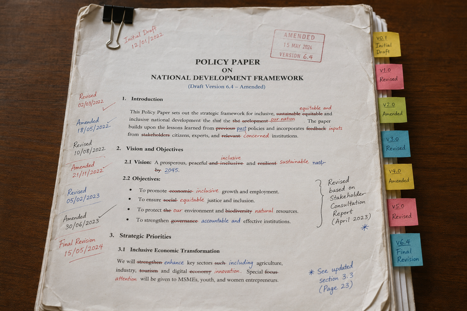 Legislative Review draft paper
